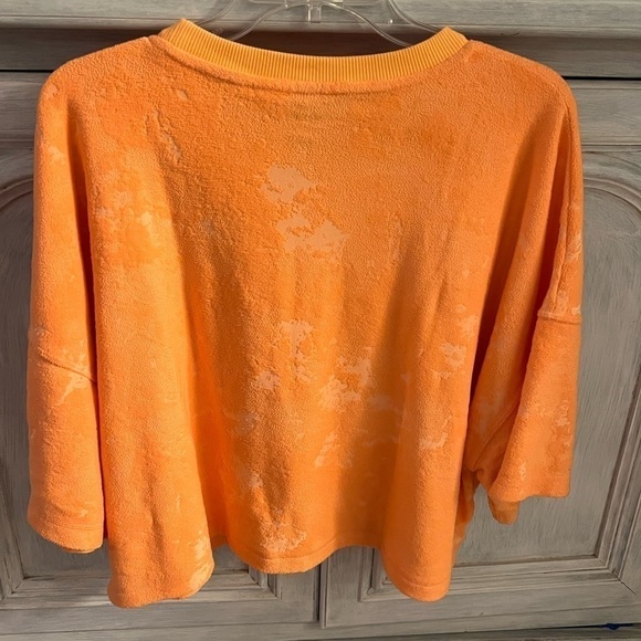 Women’s Under Armour Journey Terry Cloth Short Sleeve Cropped‎ Workout Tee - Picture 8 of 9